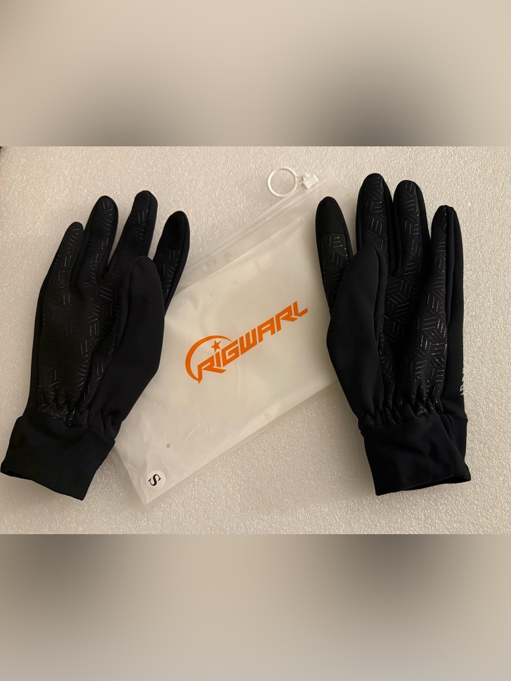 NWT Rigwarl Unisex Cycling Gloves Black Mountain Bike MTB - Size Small